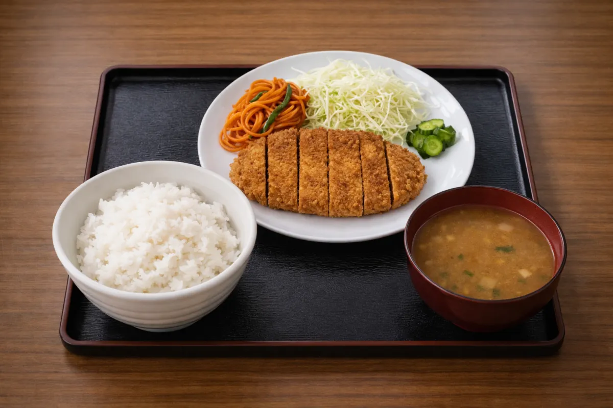 学生食堂の日替わりランチ