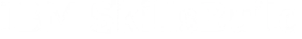 IBM SkillsBuildのロゴ